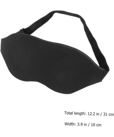 FOMIYES 2pcs 3D Sleep Eyeshade - Kids Eye Cover Blindfolds Light Blocking Slow Rebound Mask - Black 1 Count (Pack of 1 - Buy Online on GoSupps.com