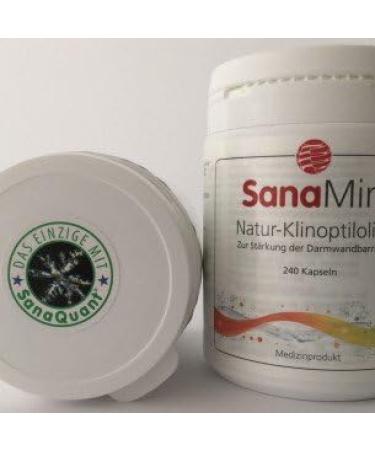 SanaMin Zeolite Clinoptilolite - 240 Capsules | Natural Detox & Mineral Support | International Shipping - Buy Online on GoSupps.com