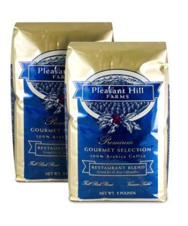Pleasant Hill Farms Arabica Ground Coffee 5 Lb. Bag 2-Pack by Pleasant