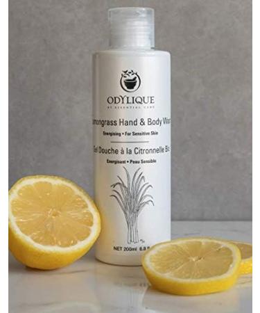 Odylique - Natural Body Wash Shower Gel For Sensitive Skin (Lemongrass) - Buy Online on GoSupps.com