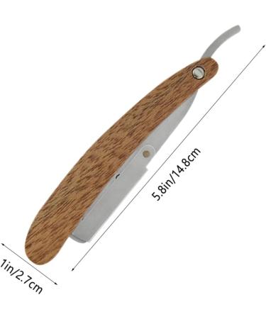 Buy Lurrose Manual Wet Razor Set for Men - Wooden Razor Holder & Accessories in Red Sandalwood - Premium Shaving Tool - Buy Online on GoSupps.com