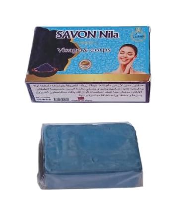 VITALIA Nila Natural Blue Soap Moisturizing and Brightening for Skin | Antibacterial and Exfoliating Properties | 100% Natural Ingredients | 100g