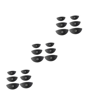 FOMIYES 18 PCS lazy eyeshadow stamp silicone eye shadow seal eyeshadow crease applicator silicone eye