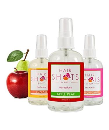 Hair Shots Heat Activated Fragrance Bundle - Cupcake, Apple Pear, Cotton Candy | Sweeten Your Locks with 3 Items - Buy Online on GoSupps.com