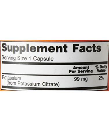 IKJ Potassium Citrate Capsules 99mg - 180 Capsules | Essential Mineral Supplement - Buy Online on GoSupps.com