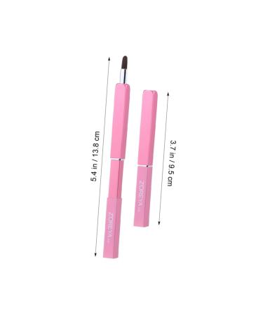 Balacoo Dual Ended Eyebrow Brush & Lipstick Applicator - Portable Retractable Makeup Brush for Travel - Buy Online on GoSupps.com