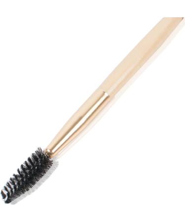 Bamboo Handle Duo Eyebrow Brush Eye Brow Brush And Mascara Brush Eyebrow Comb Makeup Tools For Women Girls 1PC - Buy Online on GoSupps.com