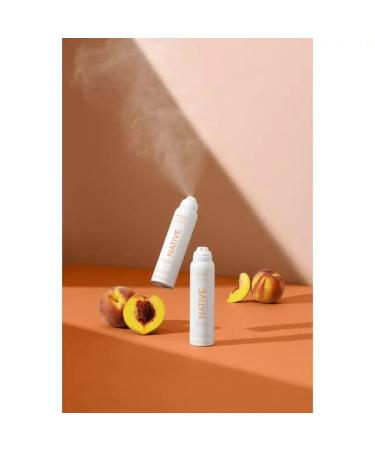 Native Deodorant & Body Spray - Sweet Peach & Nectar Aluminum-Free Unisex 3.5 oz | Shop Now - Buy Online on GoSupps.com