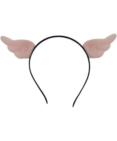 xbiez Furry Wing Hair Clip Cosplay Party Angel COSPLAY Halloween Cartoon Role Playing Props Prom Party Role Playing Bunny ear headband - Buy Online on GoSupps.com