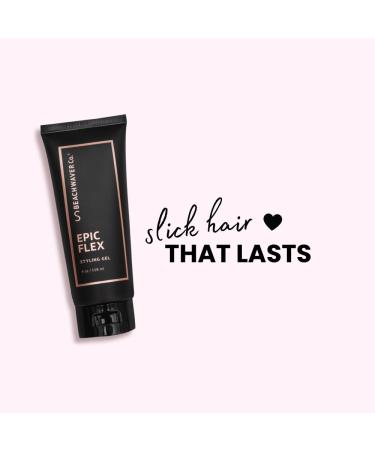 Beachwaver Epic Flex Styling Gel 4 Fl Oz | Lightweight Non-Sticky Hair Gel with Rice Protein | Flexible Hold & Frizz Control | Bali Beach Night Scent - Buy Online on GoSupps.com