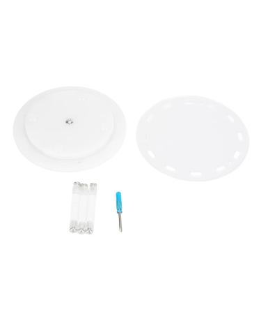 Rotating Acrylic Eyelash Tweezers Holder - 12 Hole Organizer for Eyelash Extensions (Pure White) | International Shipping Available - Buy Online on GoSupps.com