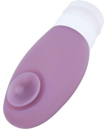 Travel Squeeze Bottle - Innovative Travel Bottle with Suction Cup Portable Silicone Cosmetic Storage Bottle for Outdoor (Purple) - Buy Online on GoSupps.com