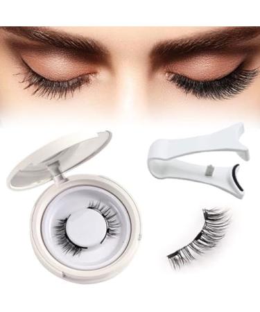Magnetic Eyelashes Magnetic Lashes with Applicator No Glue Needed Reusable (W-01)