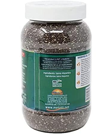 Metztli Chia Seeds 13 oz - Superfood | Source of Fiber | Gluten-Free, Sugar-Free, Sodium-Free - Buy Online on GoSupps.com