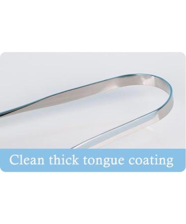 Stainless Steel Tongue Scraper for Fresh Breath and Dental Hygiene - Buy Online on GoSupps.com