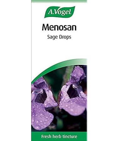 A.Vogel Menosan Sage Drops 50ml - Organic Fresh Sage Extract - Vegan Herbal Supplement - Buy Online on GoSupps.com