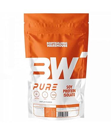 Bodybuilding Warehouse Pure Soy Protein Isolate -Unflavoured-500g