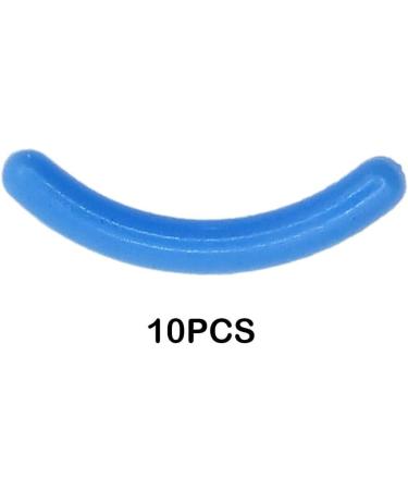 rongweiwang 10piece Wide Application Eyelash Curler Replacement Refill Pads Soft And Durable Safety And Reliable Silica Gel Curved Blue - Buy Online on GoSupps.com