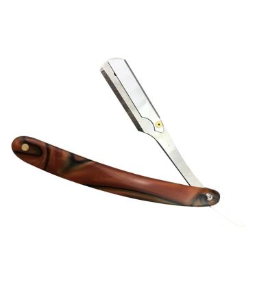 Frcolor 2-Pack Collapsible Straight Razors - Stainless Steel Hairdressing Razor with Wooden Handle - Premium Quality Barber Blades for Men - Buy Online on GoSupps.com