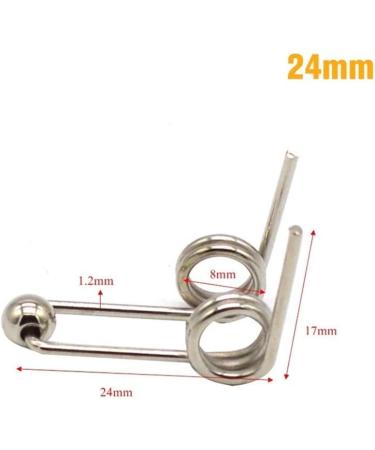 2pcs 24-30mm Curling Iron Replacement Double Return Torsion Spring Hair Curling Rod Accessories (Size : 24mm) - Buy Online on GoSupps.com