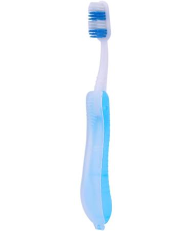 Travel Folding Toothbrush | Collapsible Medium Bristle Brush for Camping & Hiking - Buy Online on GoSupps.com