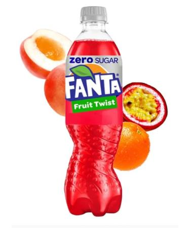 Fanta Zero Fruit Twist Sugar Free 500ml (24)