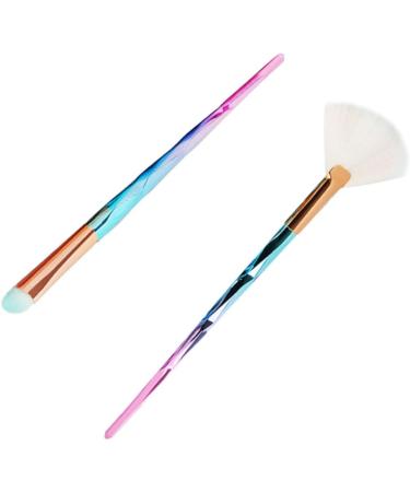 FRCOLOR Eye Shadow Brush Foundation Brush Long Handle Makeup Bristle Make Up Silicone Applicator - Buy Online on GoSupps.com