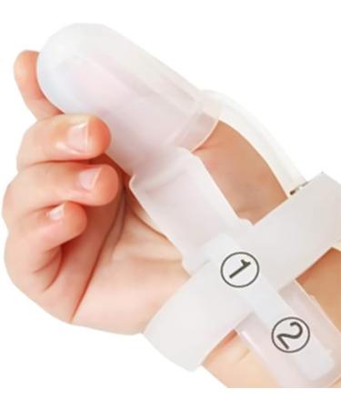 QWERT Silicone Baby Finger Protector - Adjustable Thumbsucking Solution for Kids (Transparent) - Buy Online on GoSupps.com