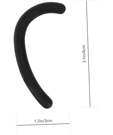 Buy Healeeved 20 Pair Anti-Snag Silicone Earring Protectors Soft Ear Bruise Relief Glasses Ear Pads & Earmol Hooks (1 Pack) - Black - Buy Online on GoSupps.com