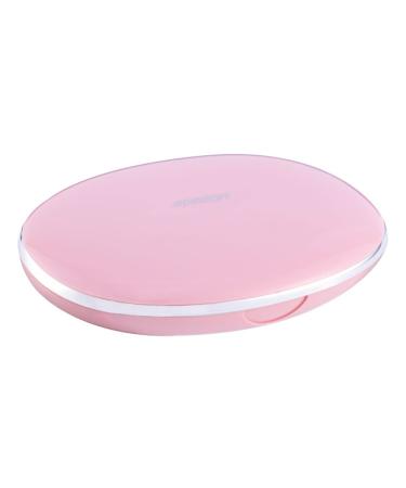 Lurrose box companion box for contact lenses contact lens solution decorative lens case contact lens container uk contact case holder lens holder invisible colored contact lenses 10.2x7.8cm pink
