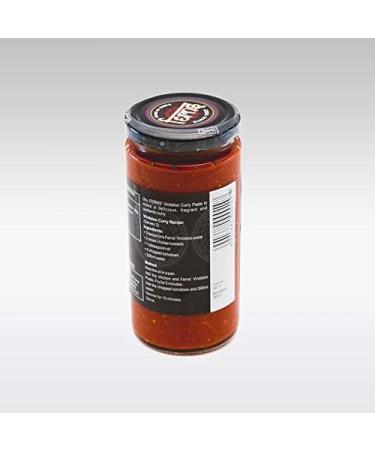 Ferns Vindaloo Curry Paste | Perfect for Grilling Marinating Stir-Frying | Fiery Paste | Vegan Vegetarian & Halal | Gluten Free (GF) | Free from Artificial Colours and Flavours | 380g Jar - Buy Online on GoSupps.com