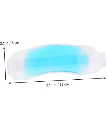 Beavorty 1Pc Relaxing Blinder Cold Eye Mask Eyeshadow Coverage Blindfolded Sleeping Bead Eye Mask Night Mask for Sleeping Eye Mask Eye Patch Gel Ice Eye Patch Ice Blue - Buy Online on GoSupps.com