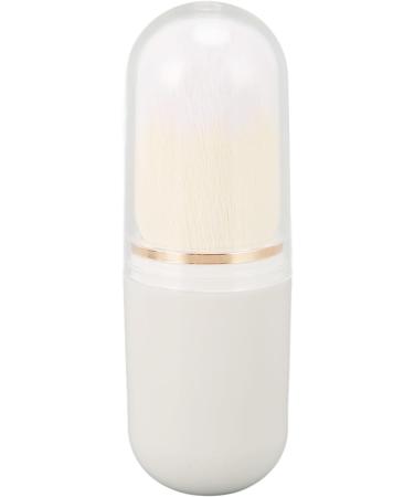 Mini Blush Brush Lightweight Portable Telescopic Makeup Brush Durable Soft for Loose Powder (White) - Buy Online on GoSupps.com