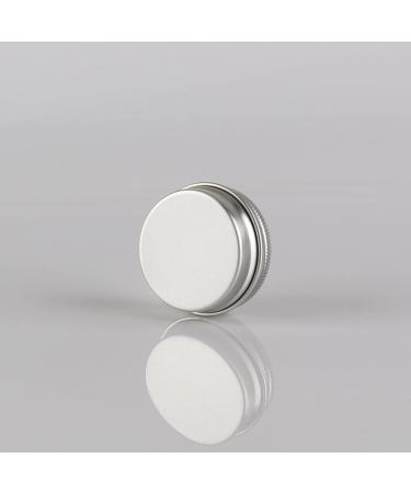 Zeoabsy 10ml Silver Aluminum Tins - 10 Pack Screw Cap Cans for Cosmetics Candles Ointments + Spatulas & Labels - Buy Online on GoSupps.com