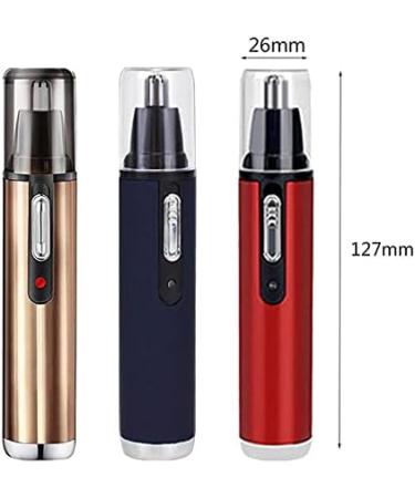 IPX7 Waterproof Electric Ear Nose Hair Trimmer & Eyebrow Shaver for Men & Women - Dual Edge Blade Cleaner - Black - Buy Online on GoSupps.com