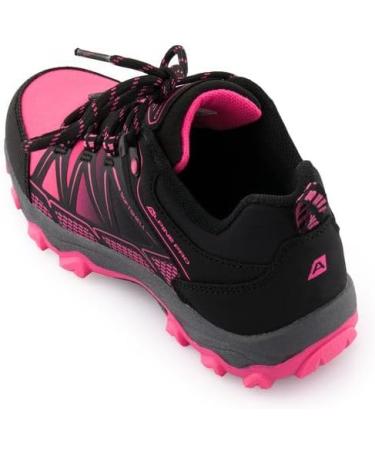 Alpine Pro Faro Unisex Kids Hiking Shoes - Lightweight Trekking & Outdoor Durability | Breathable Softshell & Rubber Base - Size 35 EU - Pink - Buy Online on GoSupps.com