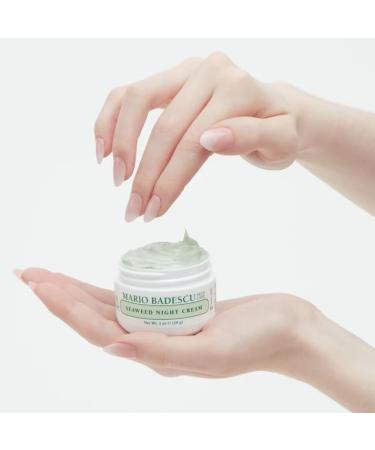 Mario Badescu Hyaluronic Eye Cream 0.5 oz with Mario Badescu Seaweed Night Cream for Combination Oily & Sensitive Skin| Oil-Free Moisturizer with - Buy Online on GoSupps.com