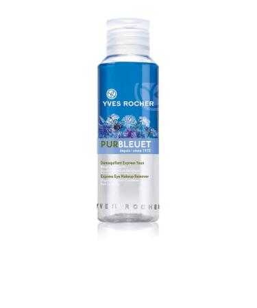 Yves Rocher PUR BLEUET Express Eye Makeup Remover | Waterproof Makeup Remover | 100ml - Gentle & Effective Care - Buy Online on GoSupps.com