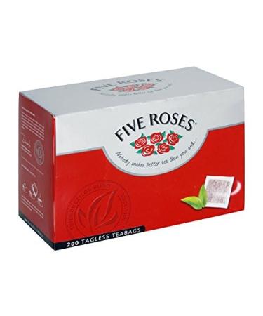 Five Roses Tea 200 Tagless Teabags