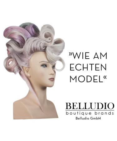 L'IMAGE ELENA Blonde Styling Head | 50 cm Real Hair & Eyelashes | International Shipping Available - Buy Online on GoSupps.com