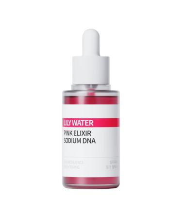 Ph. Hubby Lily Water Pink Elixir Serum with Sodium DNA Revitalizing Ampoule for Radiant Dewy Glow Skin (45ml / 1.52 fl. oz)