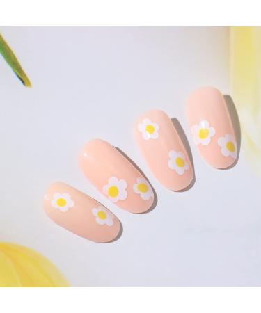 RikView Pink Almond Press on Nails - Medium Length Cute Acrylic Fake Nails - Buy Online on GoSupps.com