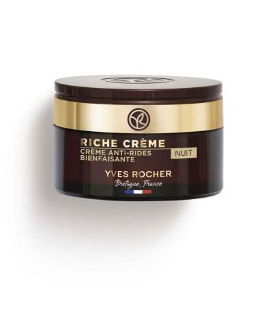 Yves Rocher Riche Cr me Antiwrinkle night care regenerating antiaging cream with oil of 1000 roses for intensive cell regeneration 50 ml