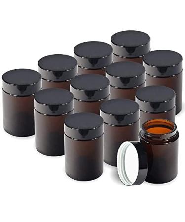 Volila cream cans for filling 180ml -12 packs of cream containers for DIY cosmetics - Various small containers for creams lotions essential oils and ointments 180ml - 12 pack