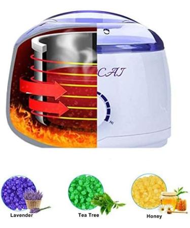 Wax Warmer Professional Waxing Kit for Woman and Men - Painless Waxing at Home - 4 Packs Wax Beads & 10 Soothing Applicator Sticks - Full Body Hair Removal - 1 Count - Buy Online on GoSupps.com