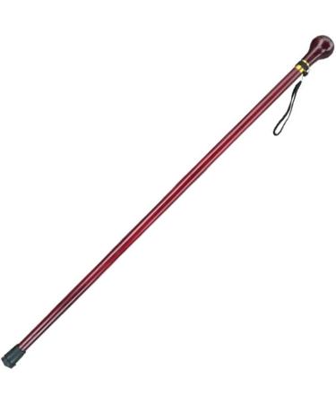 Round Handle Wood Walking Sticks Solid Wooden Walking Cane with Rubber Tip Canes for Men Women 77-93cm Height for Fathers Mothers (Color : Red Size : 93cm/37in) 93cm/37in Red - Buy Online on GoSupps.com
