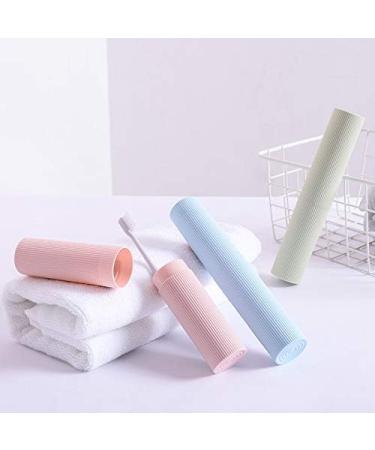 Travel Toothbrush Case & Toothpaste Holder - Pink Storage Box for Toothbrushes - Ideal for International Shipping - Buy Online on GoSupps.com