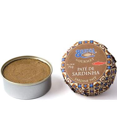 Briosa Gourmet Sardine Salmon Mackerel Tuna and Cod Pate Rich in Omega-3 - 2.64 Oz Pack Of 5 - Buy Online on GoSupps.com
