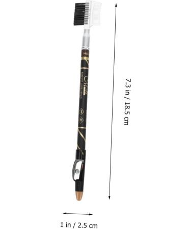 FOMIYES 4pcs Two-in-one Eyebrow Pencil Eyebrow Pencil Black Makeup Tools Makeup Eyebrow Pencils Spool Modify 1 count (Pack of 1) Brown - Buy Online on GoSupps.com