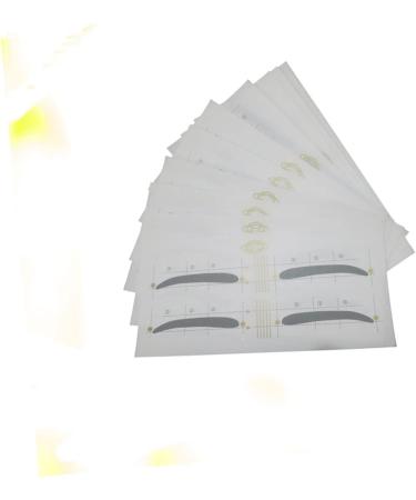 Housoutil 12pcs 48 Eyebrow Card Eyebrow Shaping Stencils Eyebrow Stencil Kit Eyebrow Template Eyebrow Stickers - Buy Online on GoSupps.com
